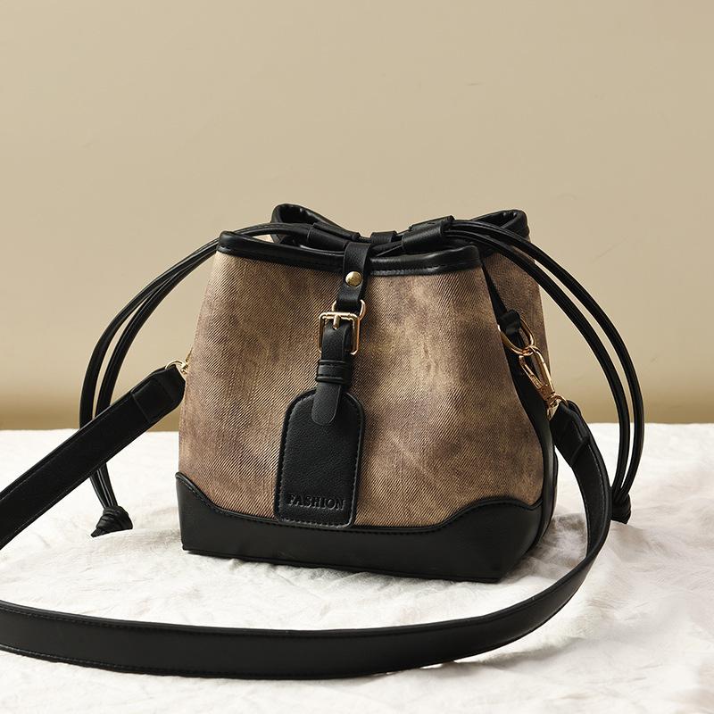 Retro-Beuteltasche für Damen 2025 neue Umhängetasche Leopardenmuster Crossbody-Tasche