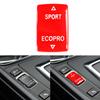 Premium Quality ABS Rubberized Car Replace Gear Mode Switch Button Trim for BMW