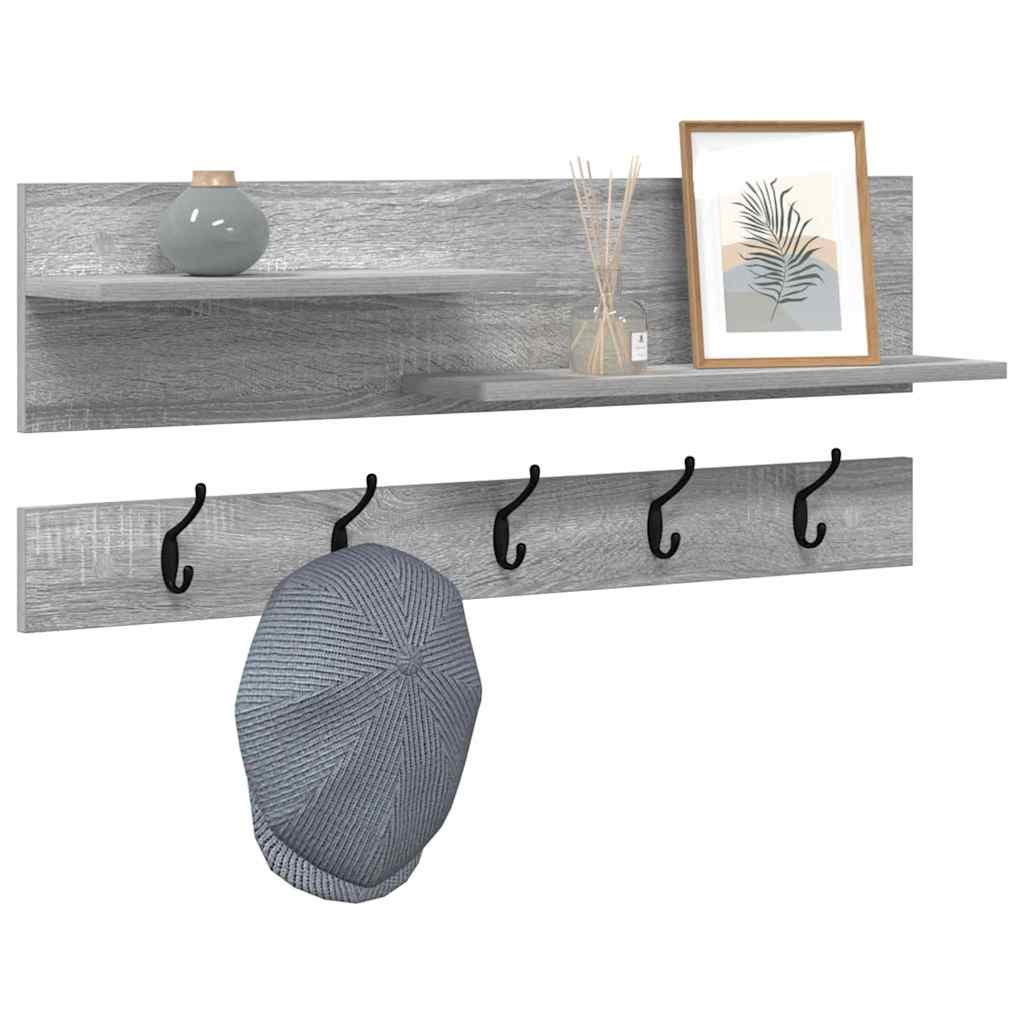 Wall mounted nightstand wall bracket Grey Sonoma
