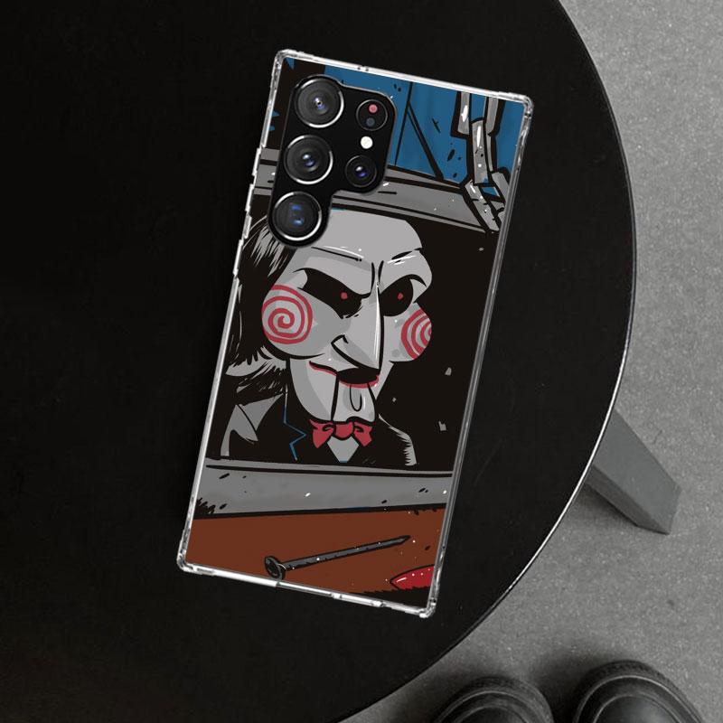

The Jigsaw Killer Horror Phone Case Cover for Samsung Galaxy S26 S25 Edge S24 S23 Ultra S22 Plus S21 FE S20 + Art Customized Fun Samsung S22 Plus