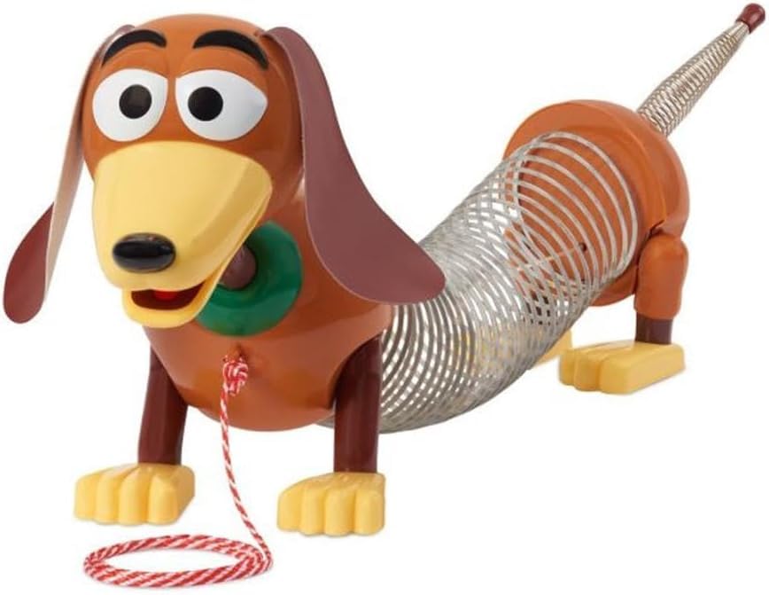 Disney Pixar Toy Story Slinky Dog Pull Toy Retro Packaging RETRO SLINKY DOG PULL TOY Movie Toy Goods [Used]