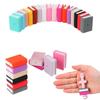 Stackable Rectangular Book-Shaped Silicone Beads – DIY Accessories with Double Holes
