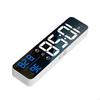 62KD LED Music Alarm Clock Voice Controlling Touch Snoozes USB Rechargeable Table Clock 2 Alarms Temperature Digital Clock