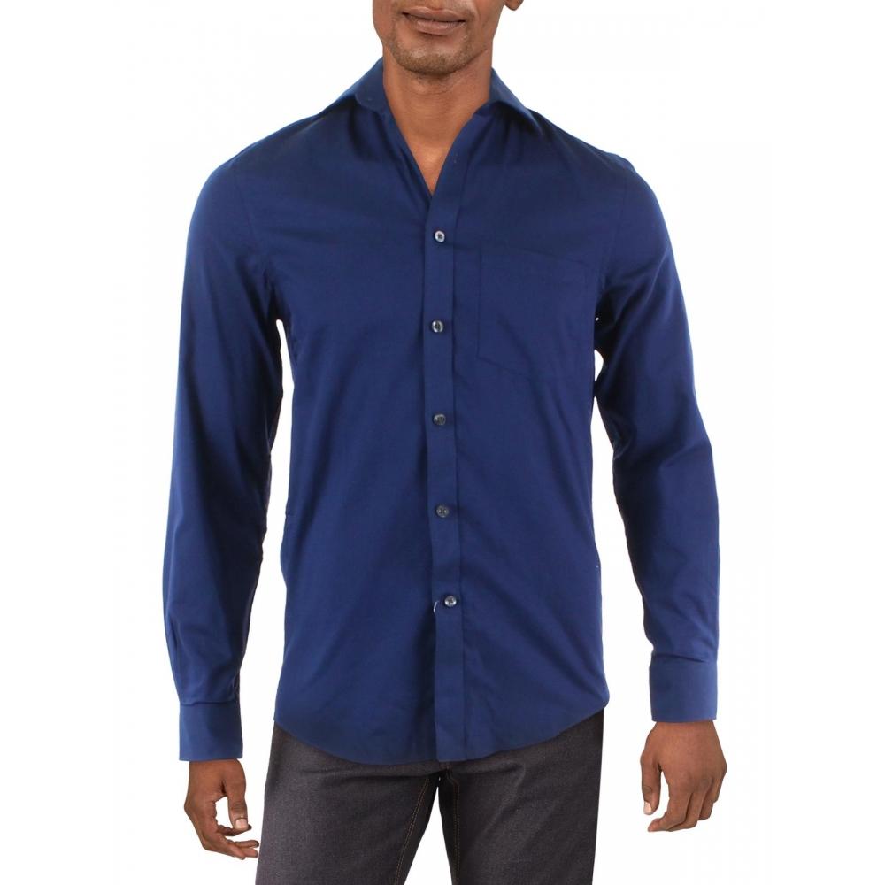 

Michael Kors Mens Regular Fit Stretch Button-Down Shirt
