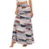 Summer Women's Leopard Print High Waist Long A-Line Maxi Skirt Bohemian Dress