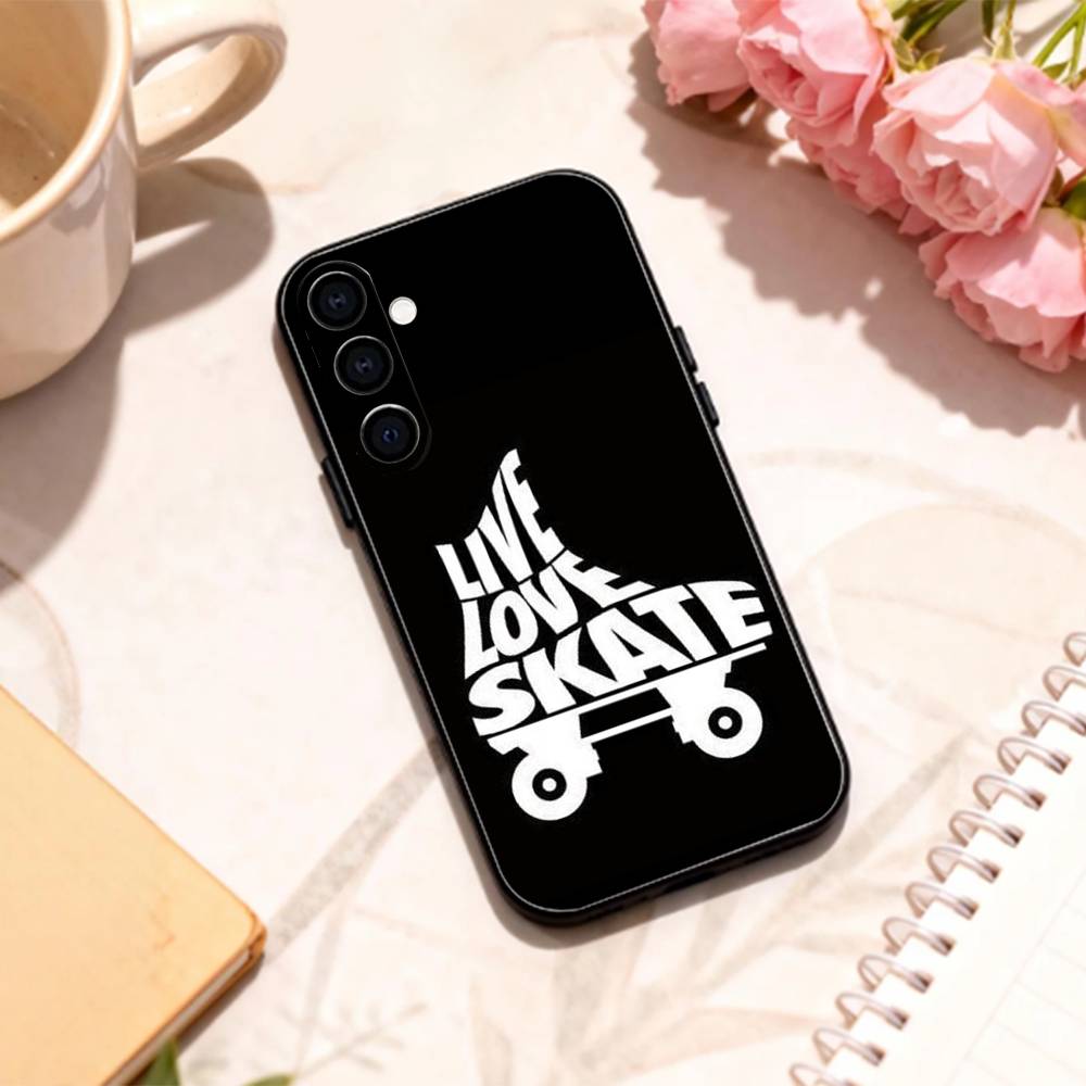 Cool Play P-Patin Sports Phone Case For Samsung Galaxy A73,A72,A71,A70,A53,A52,A51,Others Soft Black Shell