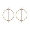 Geometric Statement Earrings Big Earrings for Women Gold Personality Stud Earrings Modern Jewelry Brincos Unusual Earrings