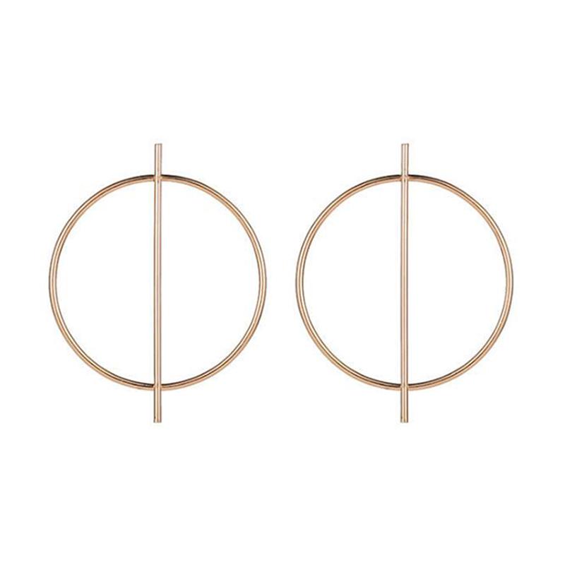Geometric Statement Earrings Big Earrings for Women Gold Personality Stud Earrings Modern Jewelry Brincos Unusual Earrings