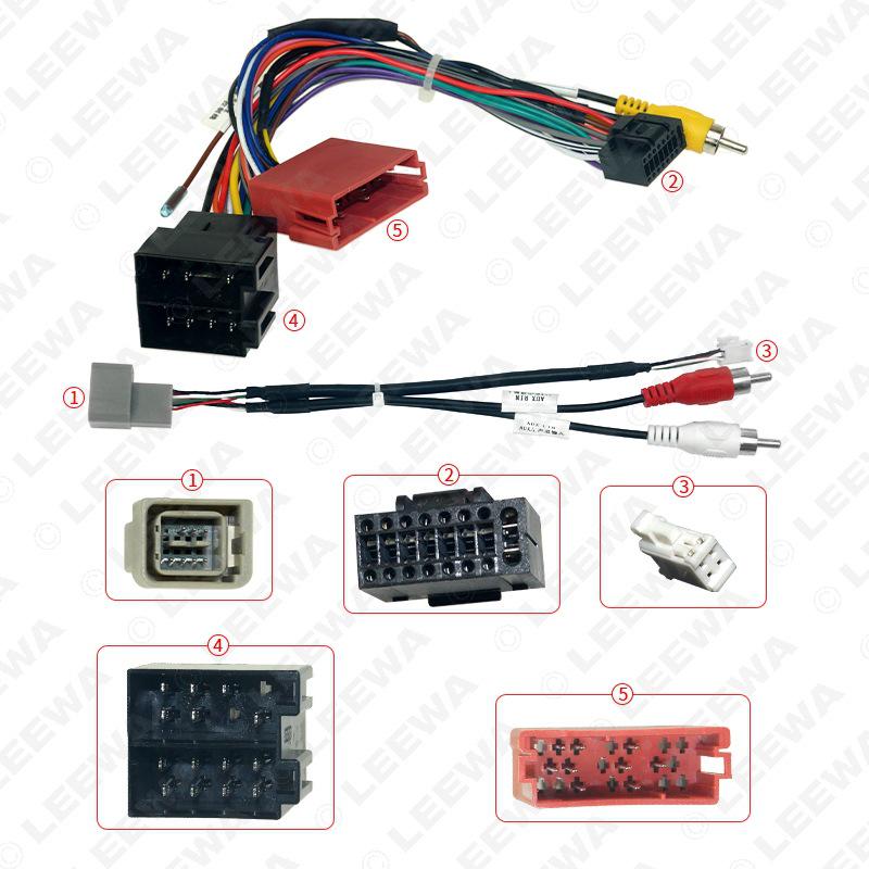 16P Android Large Screen Navigation Power & USB Cord for 06-16 Lada Vesta