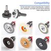 10Pcs Electric Drill Conversion Angle Grinder Connecting Rod Kit for Cutting Disc Polishing Wheel Metals Handle Holder