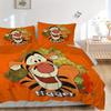 3pcs Tigger Jungle 1 Cover+2 Pillowcases, Pillow Inserts Not Included, Machine Washable, All-Season Use, Teen and Adult Rooms109
