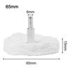 Accessories Polishing Wheels Cotton Cloth White With Connecting Rod 1 Set