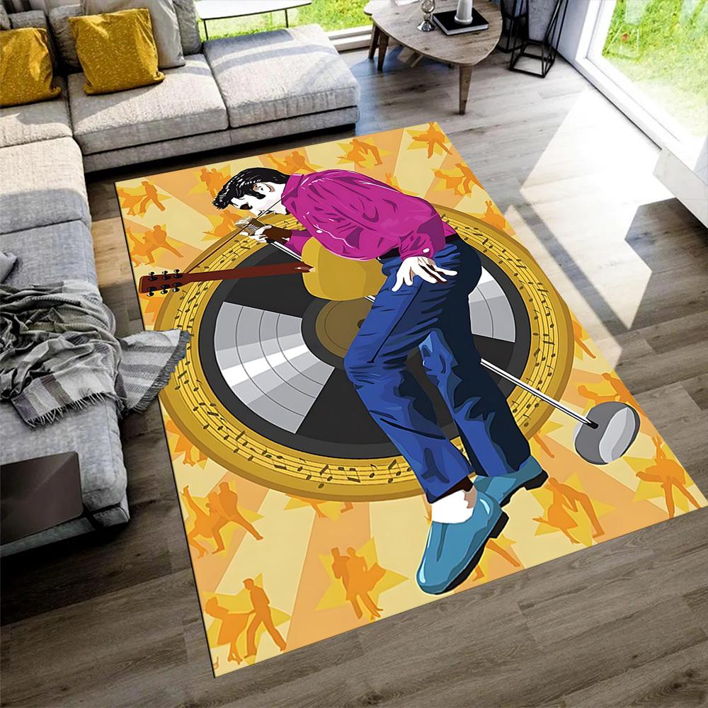 Elvis Presley Carpet Suitable for Decorate room Living Rooms Balcony Foyer Anti-slip Rug Office home decor Perfect Birthday/Christmas Gift Idea