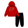 Childrens/Kids Ribbed Cuff Hoodie & Bottom Set