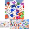 Wooden Alphabet And Number Matching Puzzle For Kids Educational Toy For Early Learning