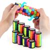 Maiskolbe Magisk Sylinder Puslespill Leketøy Flerlags Roterende Rubiks kube Fidget Leketøy Stresslindring Hjernebryter Læringsleketøy for Barn og Voksne