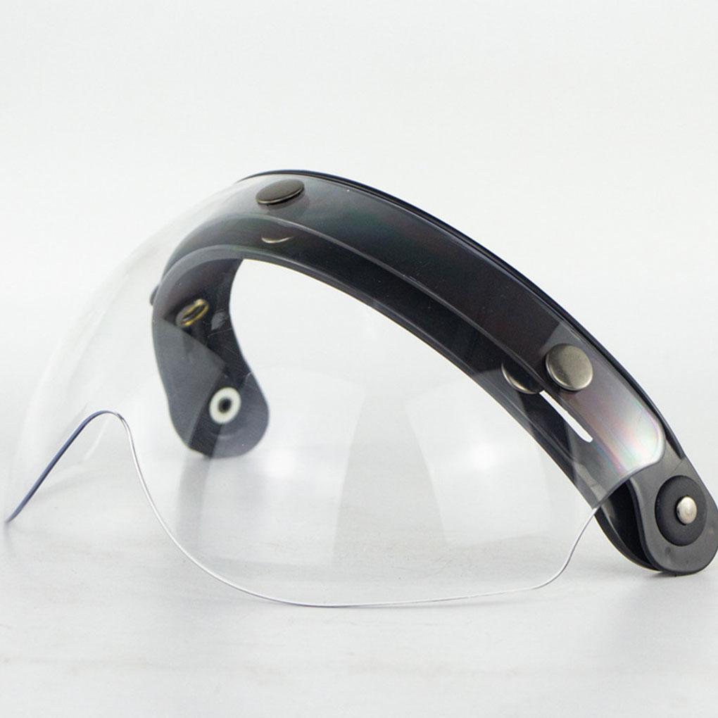 Motocyklová helma poloviční helma W-tvarovaný hledí helmy clona pokrývka hlavy