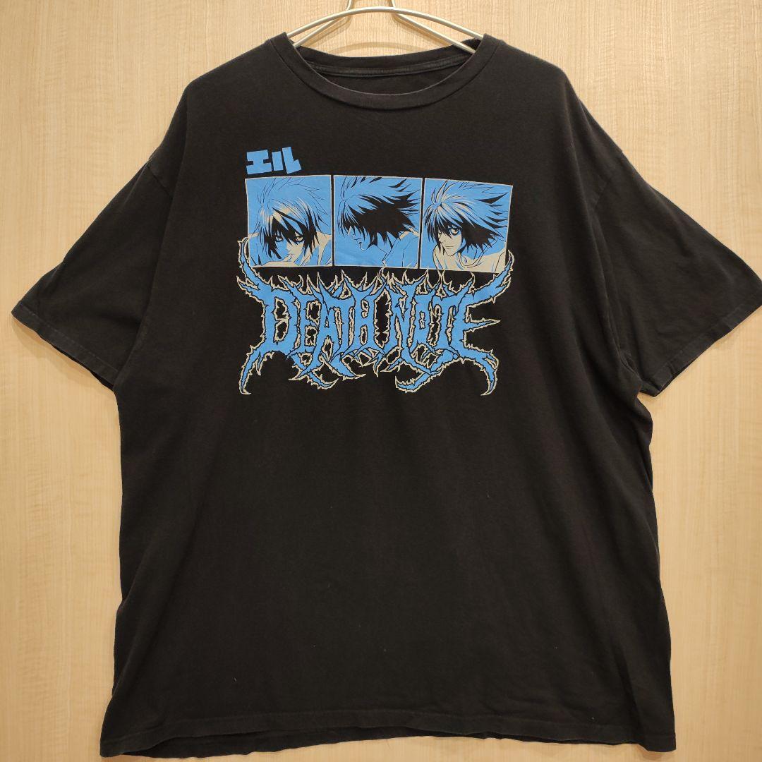 

[USED] Official Death Note L T-shirt Black XL