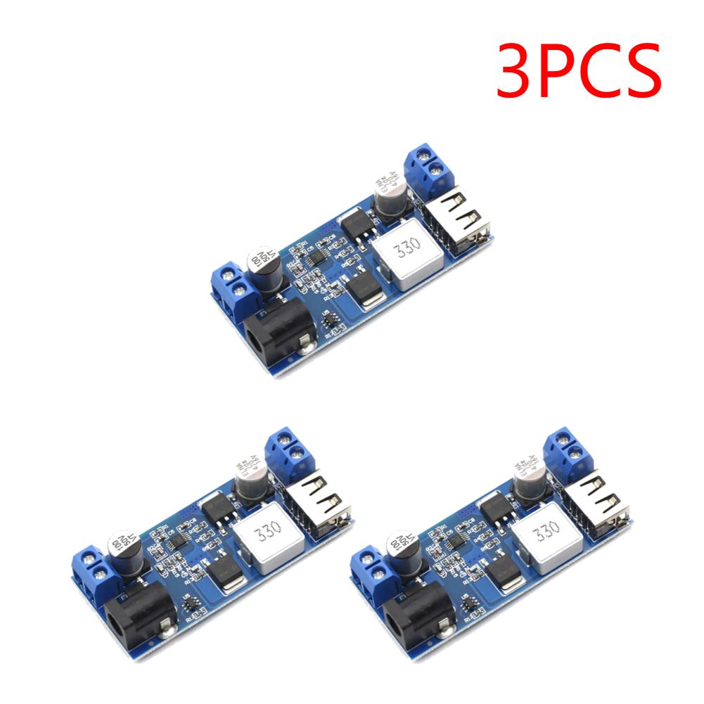 DC-DC 24V/12V To 5V 5A Step-down Charging Module USB Buck Step Down Converter Module Step-down Power Supply Module for Phone