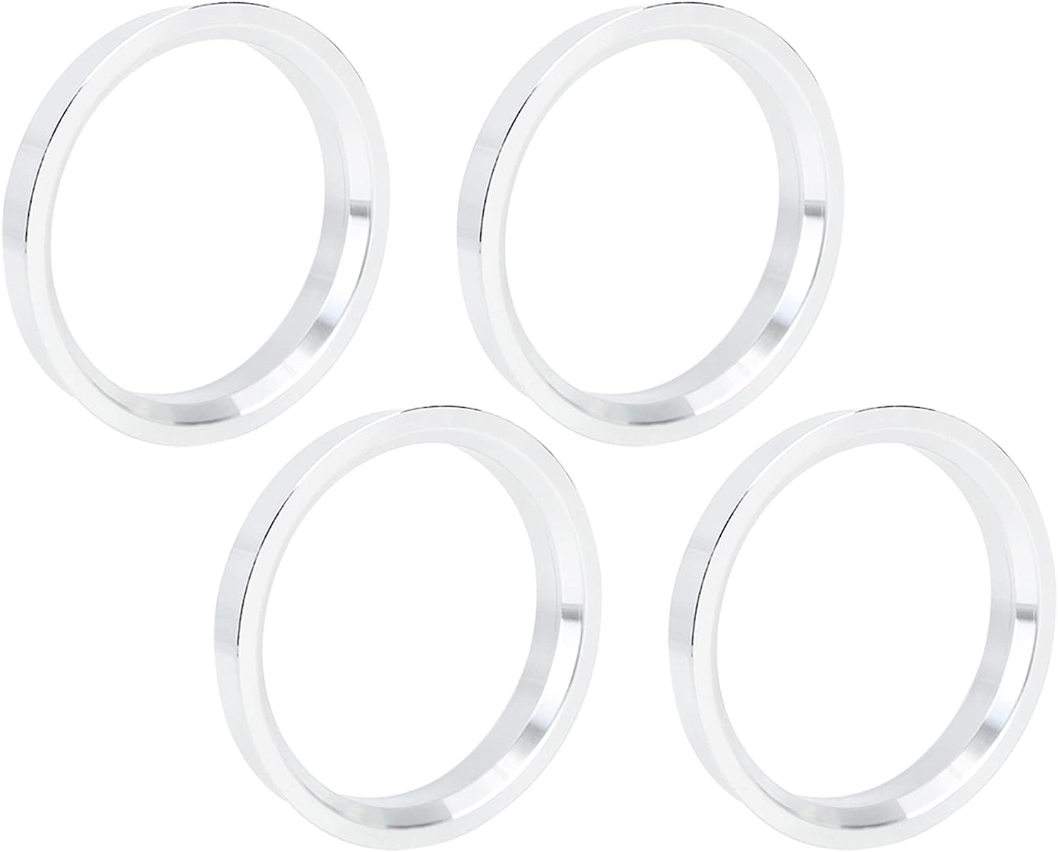 

myoseya Hub Ring, Wheel Hub Ring, Hub Center Ring, High Speed Driving, Wheel Center, 4 pieces
