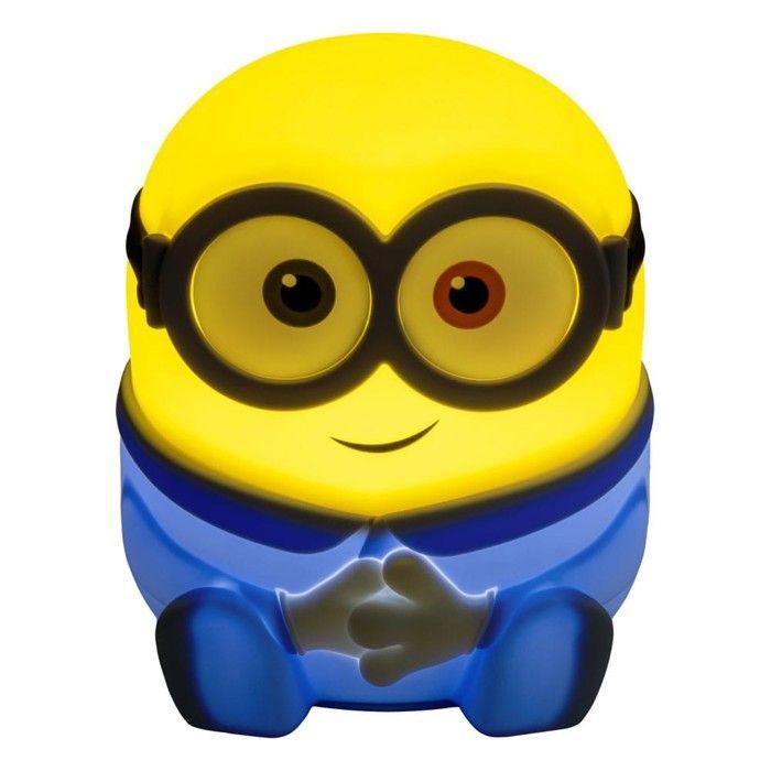 Lampe - PALADONE PRODUCTS - Minions - Squishy Glo Bob 15 cm - Jaune - LED - Enfant