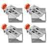 90 Degree Right Angle Clamp 2/4PCS Stainless Steel Carpenter Splicing Quick Clamp Locator Fixed Frame Clamp Woodworking Tools