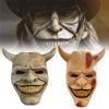 Horror Film Figure Cosplay Face Cover Latex Face Cover Halloween Dress Up Costume Props Party Decor