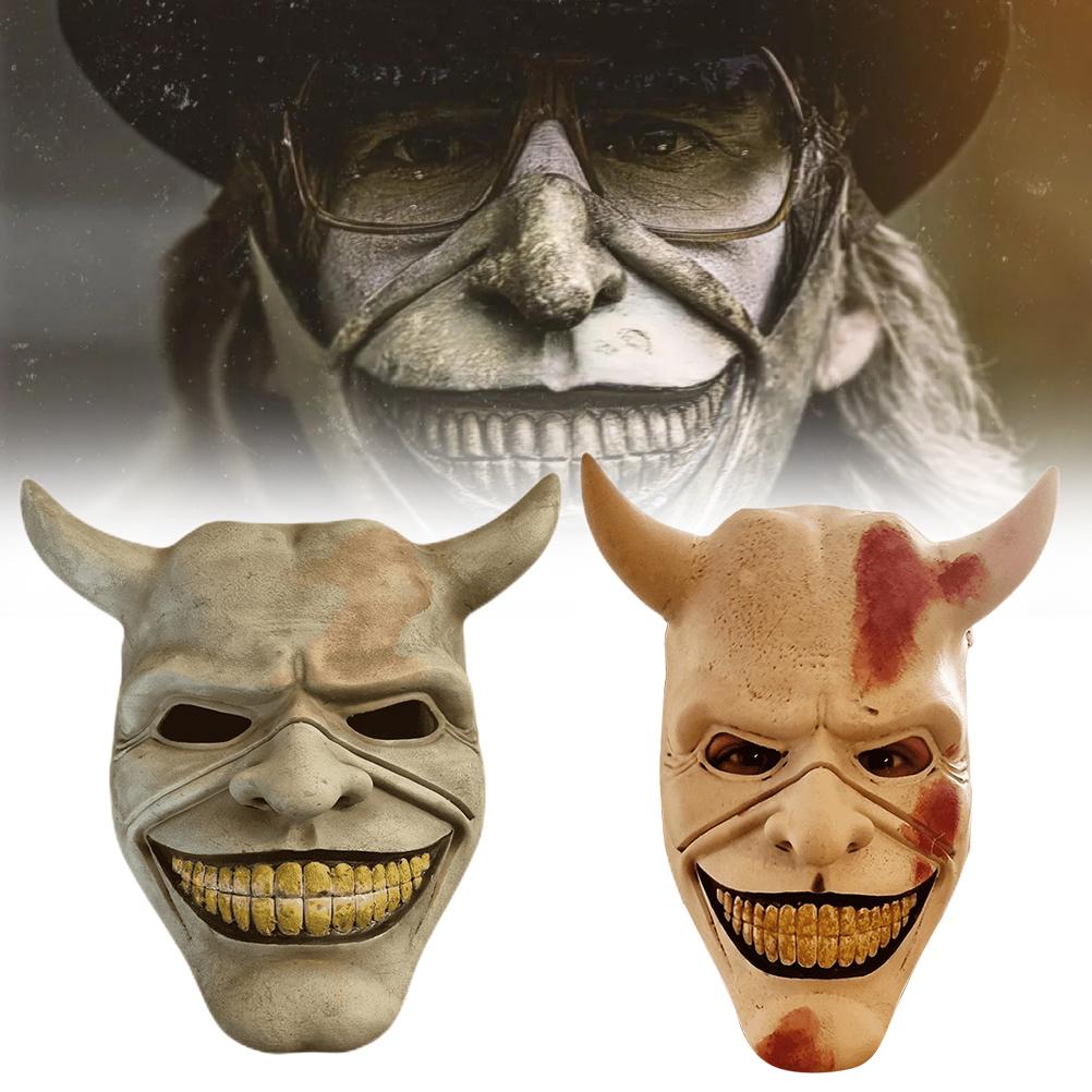 Horror Film Figure Cosplay Face Cover Latex Face Cover Halloween Dress Up Costume Props Party Decor