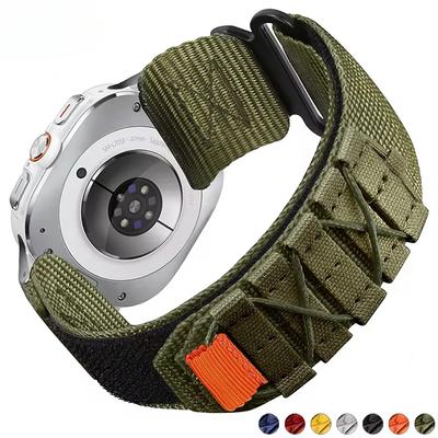 Lückenloses Nylonarmband für Samsung Galaxy Watch 7 Ultra 47 mm, Quick Fit Band, Sportarmband für Galaxy Watch Ultra 47 mm, Armband