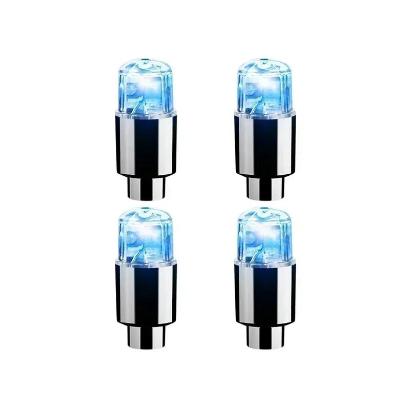 Wheel Lights Cap Car Auto Wheel Tire Tyre Air Valve Stem LED Light Cap Cover Accessories For Bike Car Motorcycle Waterproo