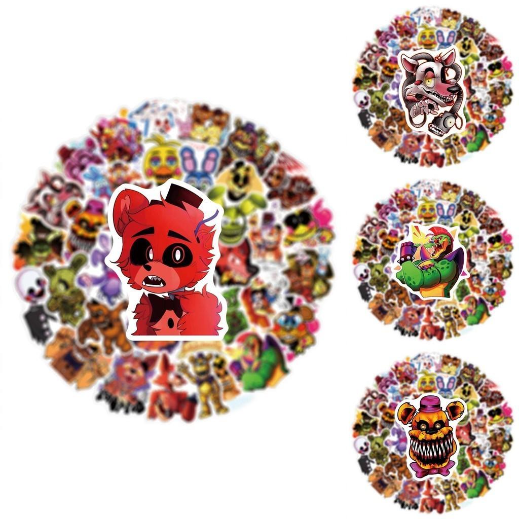 Fnaf Security Breach Cartoon Game Anime Stickers For Luggage And Phone