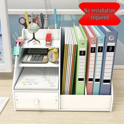 Versão Completa Sem Instalação Porta-Arquivos e Gaveta de Escritório Suportes para Livros para Mesa e Estante de Quarto