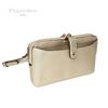 Pisoraro Wallet Shoulder Bag with Smartphone PR184 GOLD Storage, Crossbody, Gold, Multifunctional,
