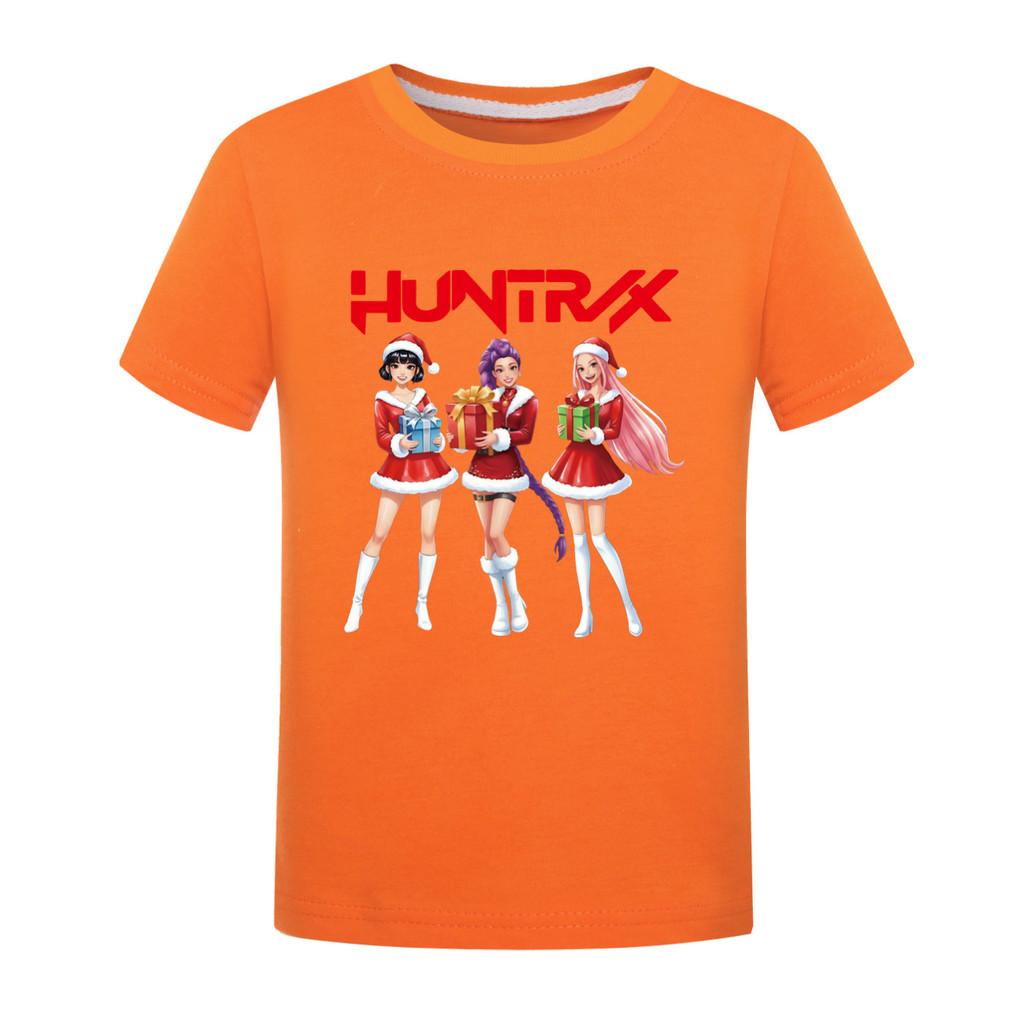 

5086 Детская футболка с короткими рукавами из хлопка с принтом Руми Мира Зои для девочек и мальчиков на Рождество и Новый год 170cm оранжевый