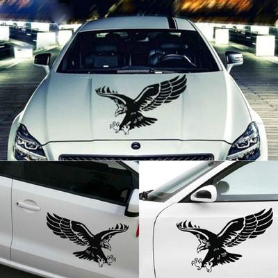 1 Stück reflektierender Adler-Aufkleber aus Vinyl, Autoaufkleber, Autotür, Haubenabdeckung, Aufkleber, Auto-Styling, links und rechts