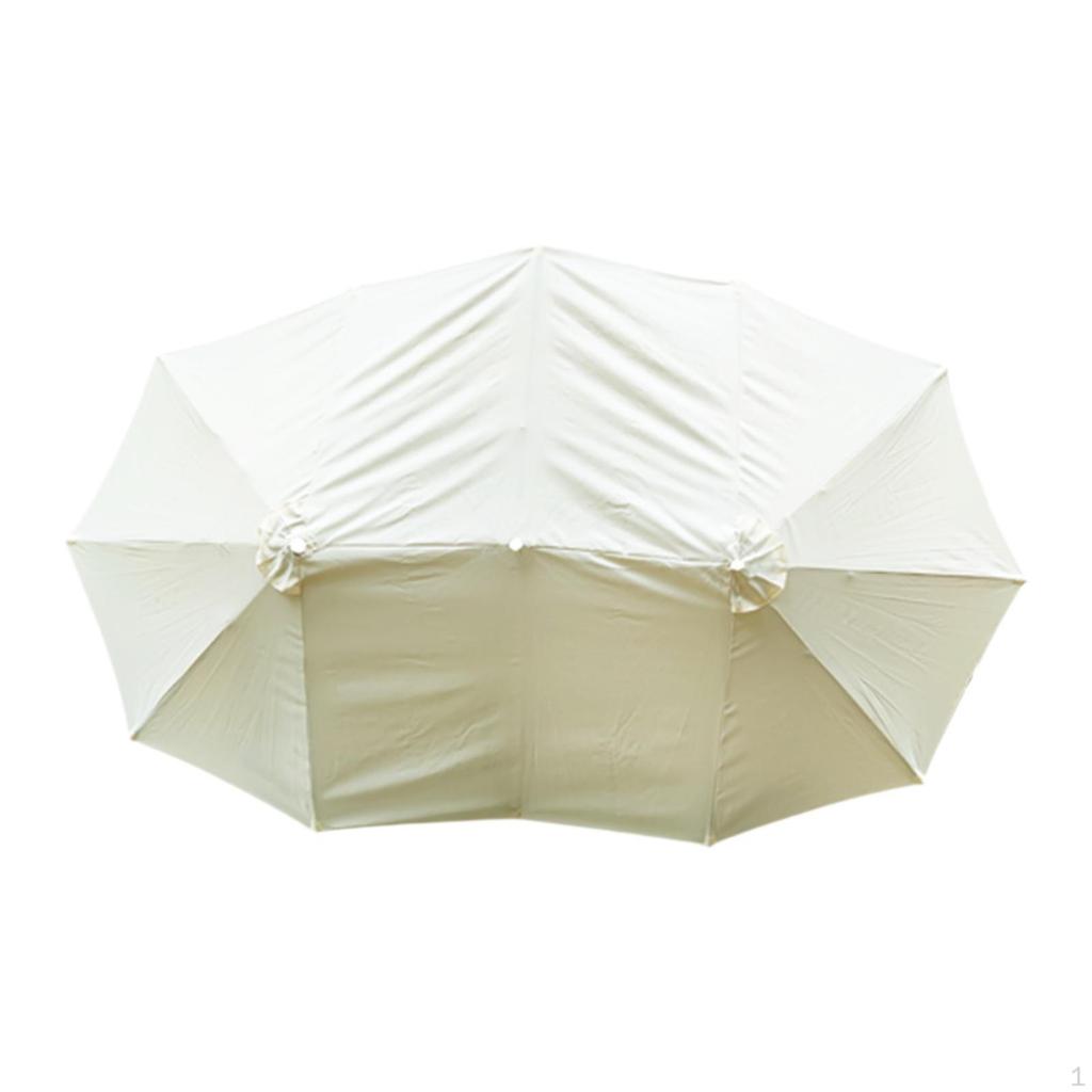 Triple-Headed Umbrella Canopy, Weather-Resistant