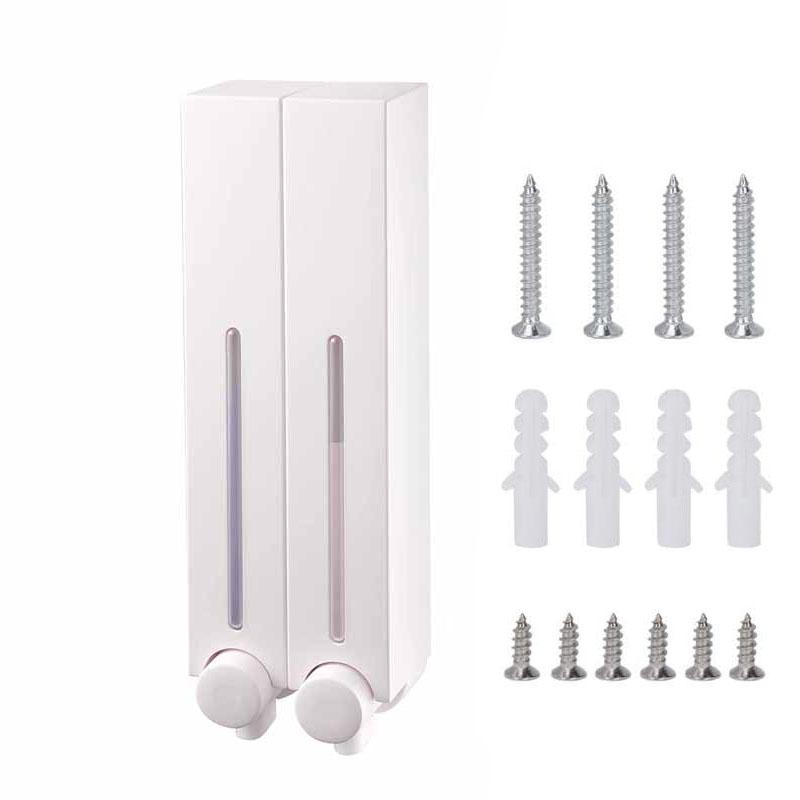 Dispensador de Jabón de 420 ml Montado en la Pared Manual Dispensador de Jabón para Ducha Gel de Ducha Pared Dispensador de Detergente para Baño Hotel Dropship