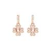 Swarovski Idyllia Water Drop Lucky Clover Earrings Women Earrings Rose-Gold 5674212