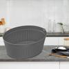 Komfyrforing Praktisk Gjenbrukt Ensfarget 7QT 8QT Slow Compartment Pan Kjøkkentilbehør