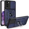 Für Samsung S20 Hülle Galaxy S20 FE Cover Galaxy S20+ Plus Magnetischer Ringhalter Rüstung Handyhülle Schiebefach Kamera Schutz Rückseite Hülle