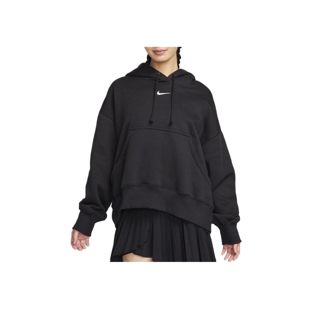 Nike Sudadera con capucha para mujer con logo estampado Negro DQ5859-010