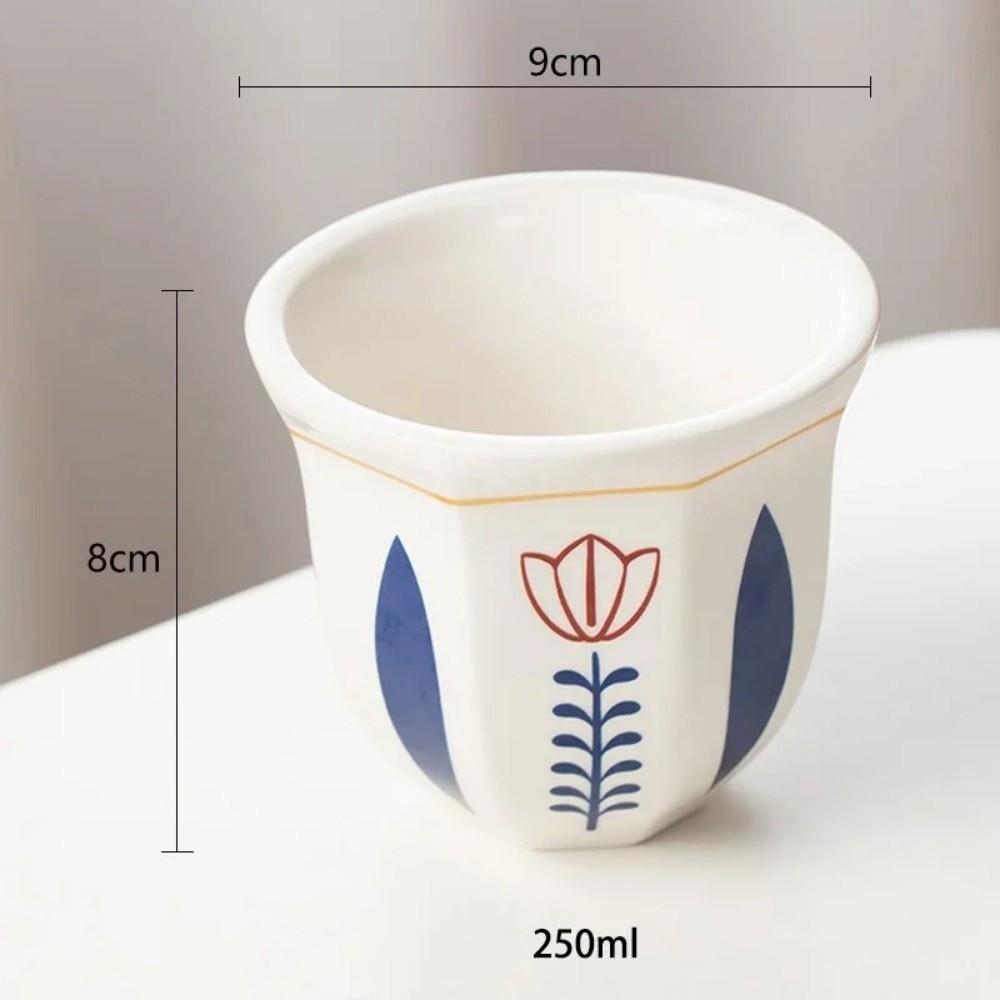 Anti-scald Latte Coffee Mugs Ceramics Cappuccino Teacup New Espresso Cups Room Restaurant