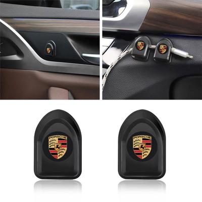 Mini Araba Kancaları Siyah Kendinden Yapışkanlı Görünmez Kancalar İç Saklama Tutucu Cayenne Panamera Macan Boxster 911 Carrera-GT 944 918 917 İçin