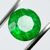 8.23 Ct Natural Colombian Emerald Round Cut Green CERTIFIED Loose Gemstone A-6210