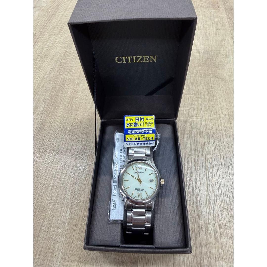 Used CITIZEN sharex solar tech watch body