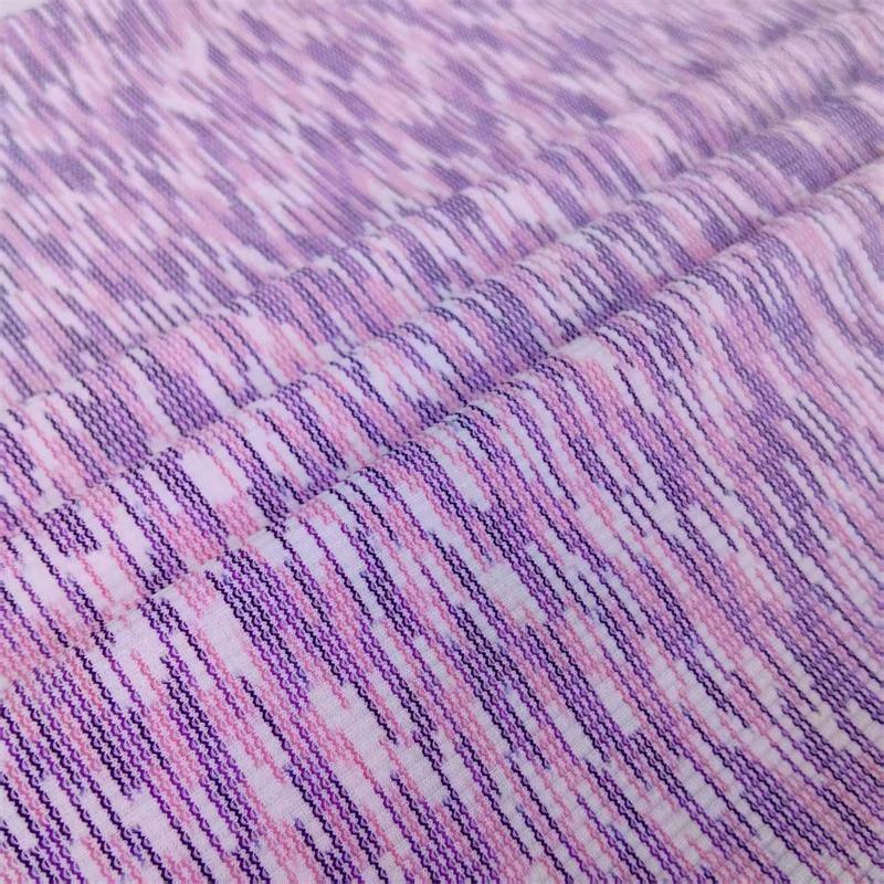 100x150cm High-elastic Striped Knitted Jacquard Fabric DIY Sewing Dress Pants Sweaters Cushion Tie-dyed Designer Fabric