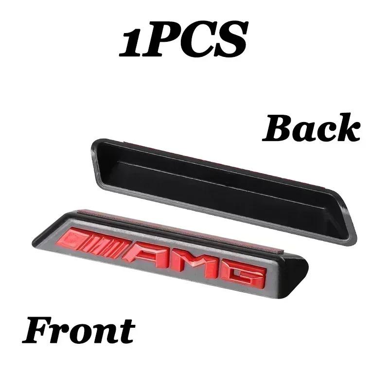 3D ABS Car Sticker Front Grille Emblem Decoration Accessories for Mercedes Benz AMG E C G M R S Class W176 W204 W212 GLC CLA GLA VT1