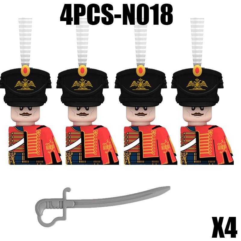 

MOC Середньовічна військова наполеонівська війна Фігурки солдатів Будівельні блоки Замок Вартова Лицар Піхота Армія Мечі Зброя Цеглинки Іграшки