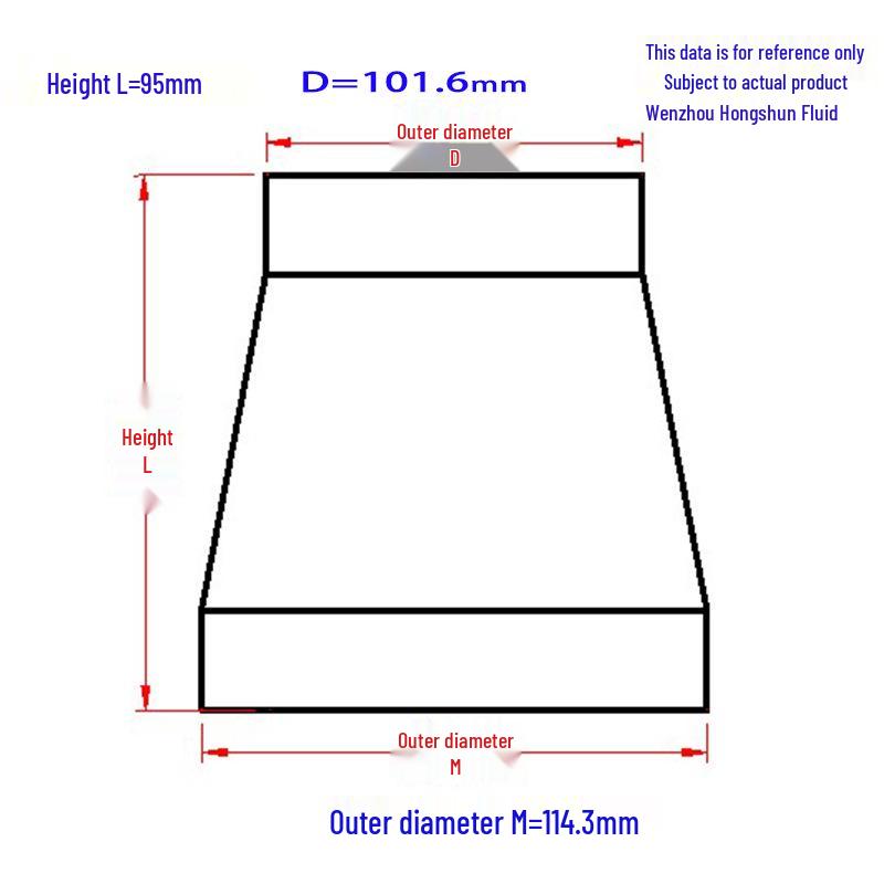 Hongshun 304 Stainless Steel Polished Concentric/Eccentric Reducer Pipe