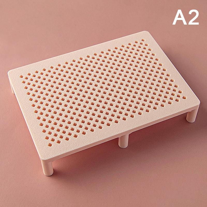 Polymer Clay Earring Fixing Rack Ultraviolet Lamp Pottery Clay Stud Bracket Manual Auxiliary Hole Position Fixing Holder Tools